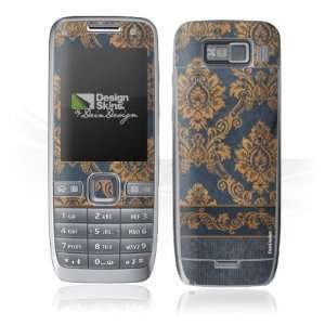  Design Skins for Nokia E52   Blue Barock Design Folie 