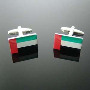 UAE United Arab Emirates National Flag Cufflinks