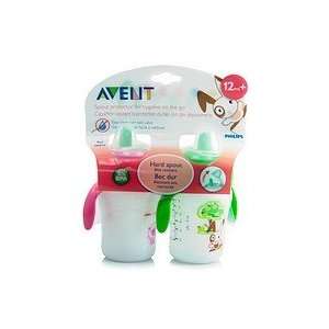  Avent Non Spill Easy Grip Decorative Cup, 9 oz/12+ months 