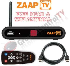 Zaaptv HD Arabic and Greek Channels with Wireless N USB & HDMI Cable 