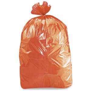    40 x 46 40 45 Gallon 1.5 Mil Orange Trash Liners