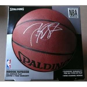  Jerry Stackhouse Autographed Basketball   Indoor Outdoor 