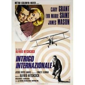  North By Northwest (1959) 27 x 40 Movie Poster Italian 