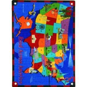  Joy Carpets Read Across America 10 9 x 13 2 multi 