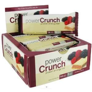 BioNutritional Research Group Power Crunch Bars, Wild Berry Creme, 12 