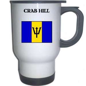  Barbados   CRAB HILL White Stainless Steel Mug 