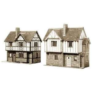  Superquick B28 Two Elizabethan Cottages   Card Kit