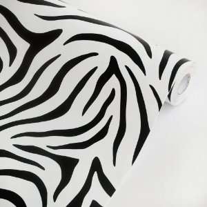  Animal Zebra   Vinyl Self Adhesive Wallpaper Prepasted 