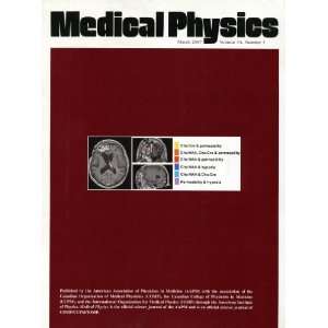  Medical Physics, March 2007 (Vol 34, No. 3) The 
