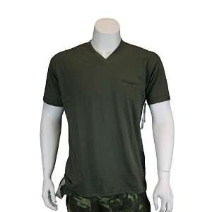  Jordan Craig Casual Vneck Tee Army Green. Size MD Sports 