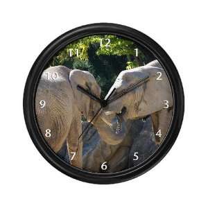  Elephant Wildlife Wall Clock by 