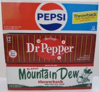 LOT 18 HERITAGE Dr Pepper Pepsi Mountain Dew Throwback  