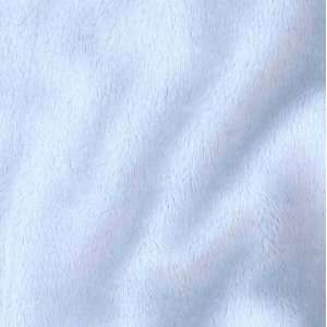  60 Wide Minky Micro Plush Light Blue Fabric By The Yard 