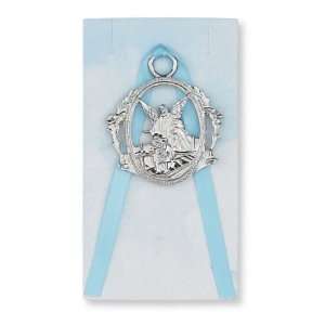   Baby Crib Medals & Infant Gift Communion Baptism Birthday Great Gift