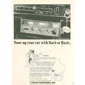  1966 Advertisement Craig Car Stereo Bach or Basie 