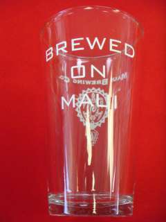 PAIR OF 2 MAUI BREWING BEER GLASSES 16OZ  