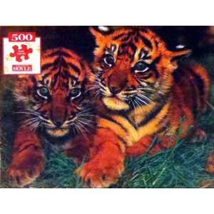  Baby Tiger Cubs 500 Piece Jigsaw Puzzle by Hoyle Products 