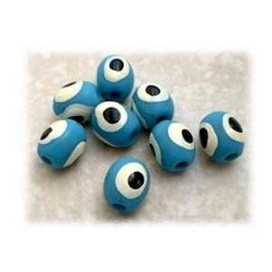  Turquoise Evil Eye Acrylic Beads Arts, Crafts & Sewing