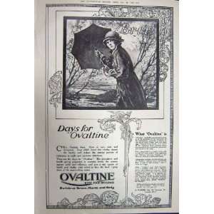  Advertisement 1922 Harrods Suitcase Whisky Ovaltine