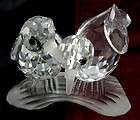 Swarovski Lead Crystal Figurine Amour Turtledove​s In B