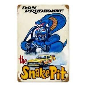   Snake Pit Vintage Metal Sign Funny Car Don Prudhomme