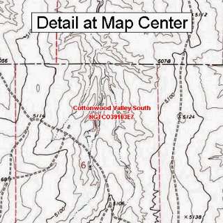  USGS Topographic Quadrangle Map   Cottonwood Valley South 