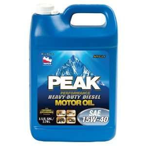 Peak P4MJ53G SAE 15W 40 CJ 4 Heavy Duty Motor Oil   1 Gallon, (Case of 