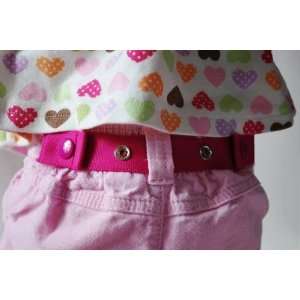  Dapper Snapper Baby & Toddler Adjustable Belt (Hot Pink 