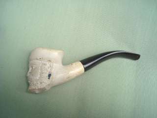 Meerschaum Pipe Turkish Man Vintage  