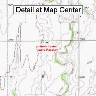  USGS Topographic Quadrangle Map   Smith Center, Kansas 