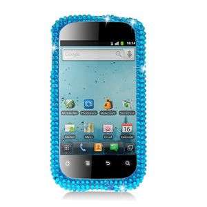   BLUE BLING HARD CASE FOR HUAWEI ASCEND 2 M865 PROTECTOR SNAP ON COVER