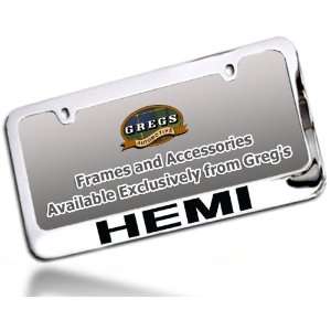  Dodge HEMI License Plate Frame (Chrome Brass) Automotive