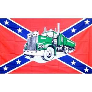  CONFEDERATE FLAG TRUCKER