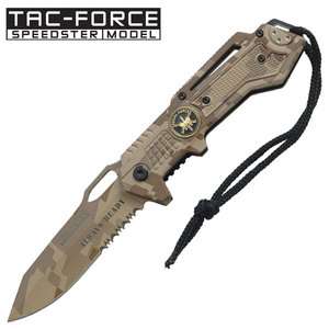   Tactical Knife   Desert Camo Spring Assist Assisted Knives 570DM