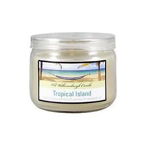 Tropical Island Candle   Scented Candle, 1 candle,(Old Williamsburgh 