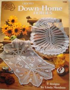 ASN Crochet Patterns DOWN HOME DOILIES 5 Doily Designs in Thread 