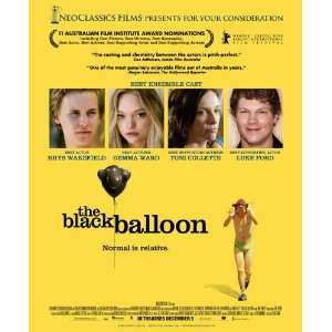  The Black Balloon Poster 27x40 Rhys Wakefield Luke Ford 