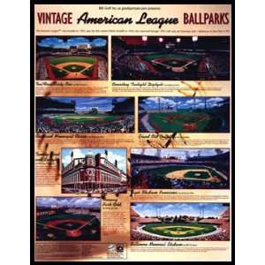  Vintage American League Ballparks