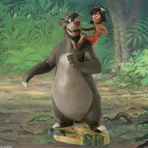  WDCC Disney The Jungle Book Baloo & Mowgli Good Ol Papa 