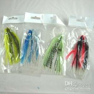   squid skirt trolling fishing lure 12cm/4.84 colores