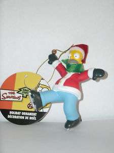 The Simpsons Homer On Skates Ornament NEW WITH TAG  