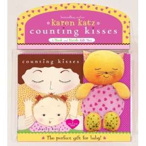   Kisses A Book and Rattle Gift Set [Board book] Karen Katz Books