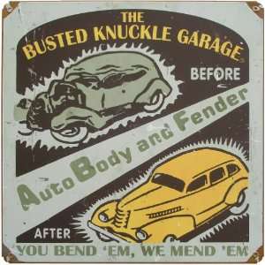   Garage BKG 147 12 Vintage Auto Body Shop Metal Sign Automotive