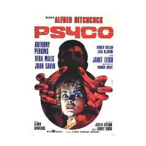  Psycho Movie Poster, 27.5 x 39.25 (1960)