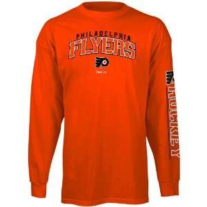 Reebok Philadelphia Flyers Youth Framework Long Sleeve T Shirt 