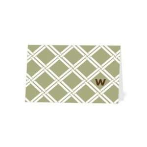  Holiday Thank You Cards   Rattan Monogram By Magnolia 