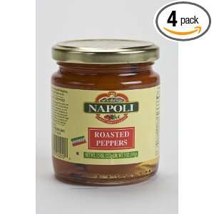 Napoli Roasted Peppers 7.5oz (Pack of 4) Grocery & Gourmet Food