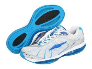   Womens I Train White/Silver/Blue Athletic Fitness/Workout Shoe Size 8M
