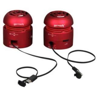 EPower Speaker TRMS02S RD Red Mobile 4W USB Stereo Plug/Play  