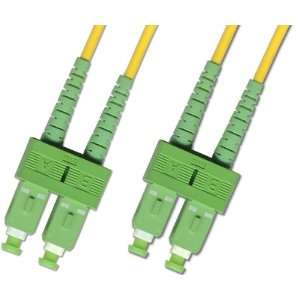  10M Singlemode Duplex Fiber Optic Cable (9/125)   SC /APC 